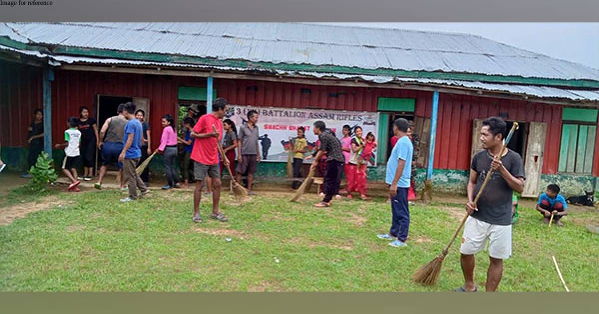 Assam Rifles conducts 'swachh bharat abhiyan' at Tuipang village